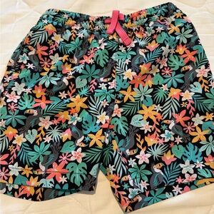 Chubbies Tropical Print boys swim Shorts size 6